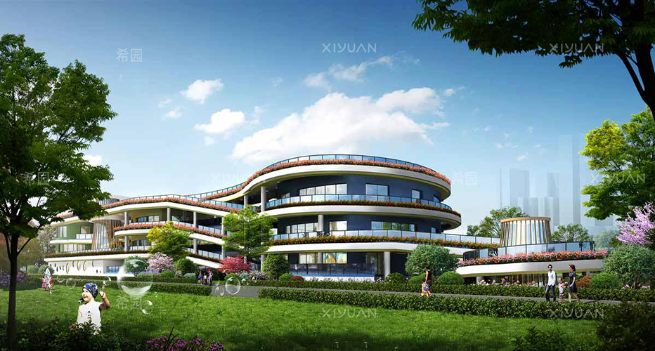 幼兒園建筑設計效果圖