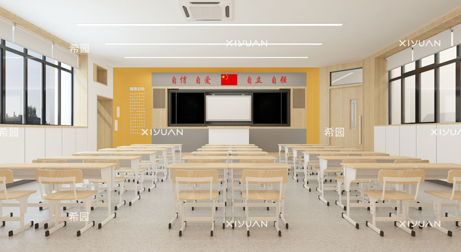 小學(xué)多媒體教室空間設(shè)計(jì)