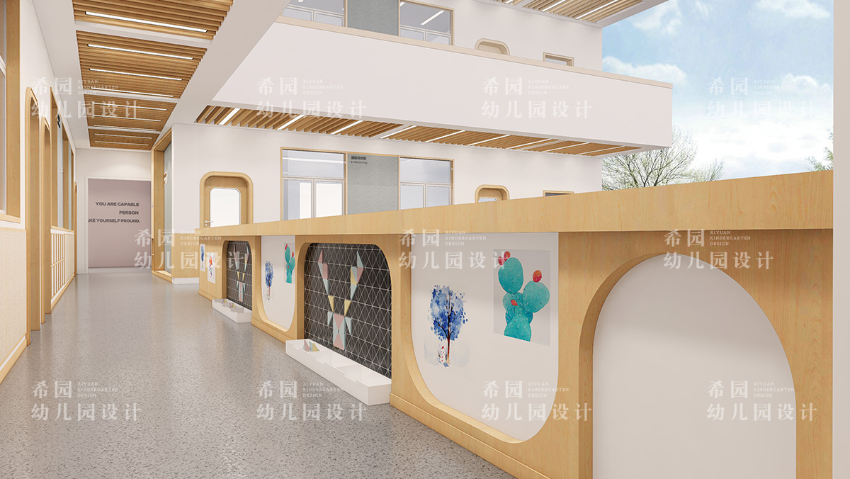 師生家長共參與的幼兒園墻面環創設計